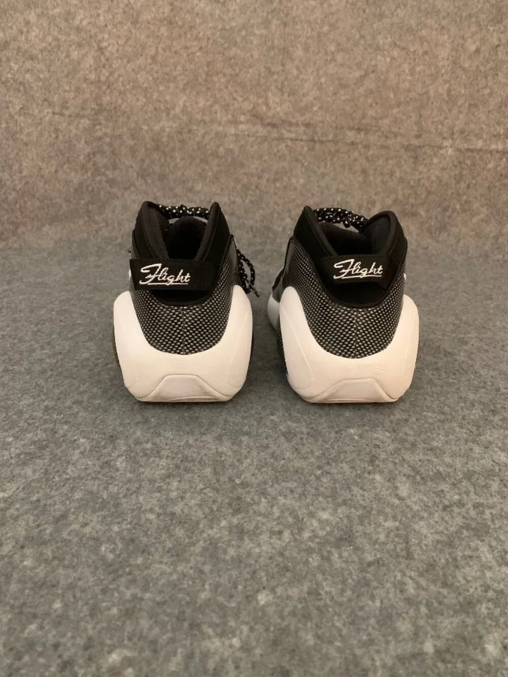 Nike Air Zoom Flight 95 Men’s 2015 Black Metallic Silver 806404-001 Sneakers - Picture 13 of 14